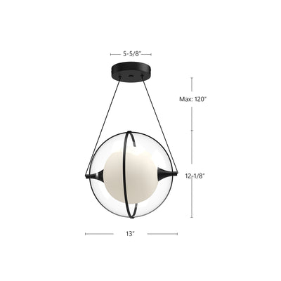 Aries 12-in Aluminum Pendant