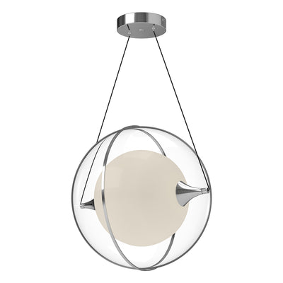 Aries 16-in Clear Acrylic Shade LED Pendant