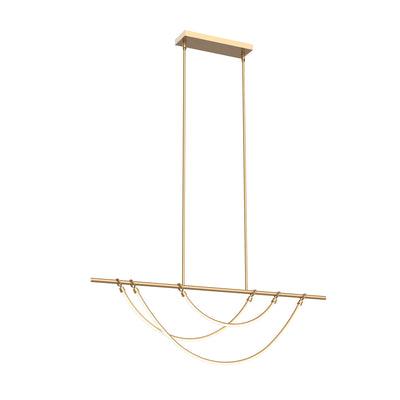 Aryas 48-in Steel Linear Pendant