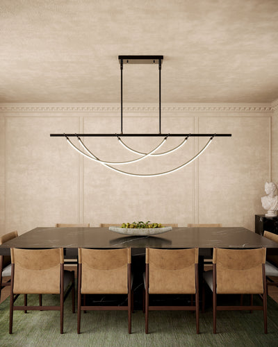 Aryas 60-in Steel Linear Pendant