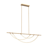 Aryas 60-in Steel Linear Pendant