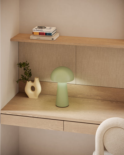 Asher 8-in Polymeric Material Table Lamp