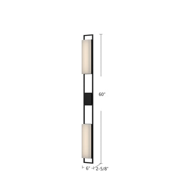 Aspen 60-in Aluminum Outdoor Wall Sconce