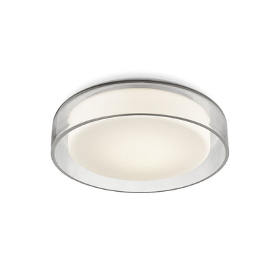 Aston 10-in Steel Flush Mount