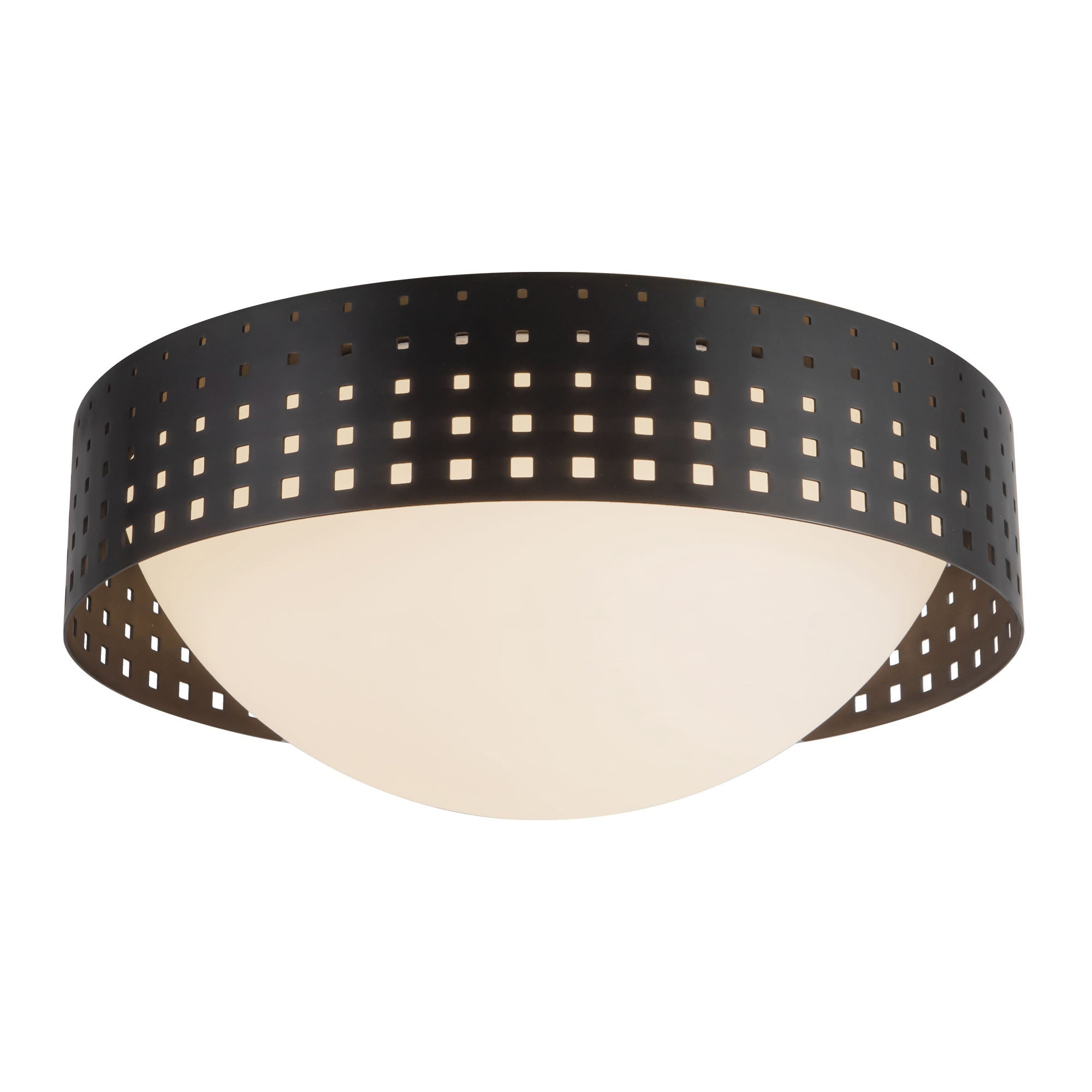 Astoria 14-in Steel Flush Mount