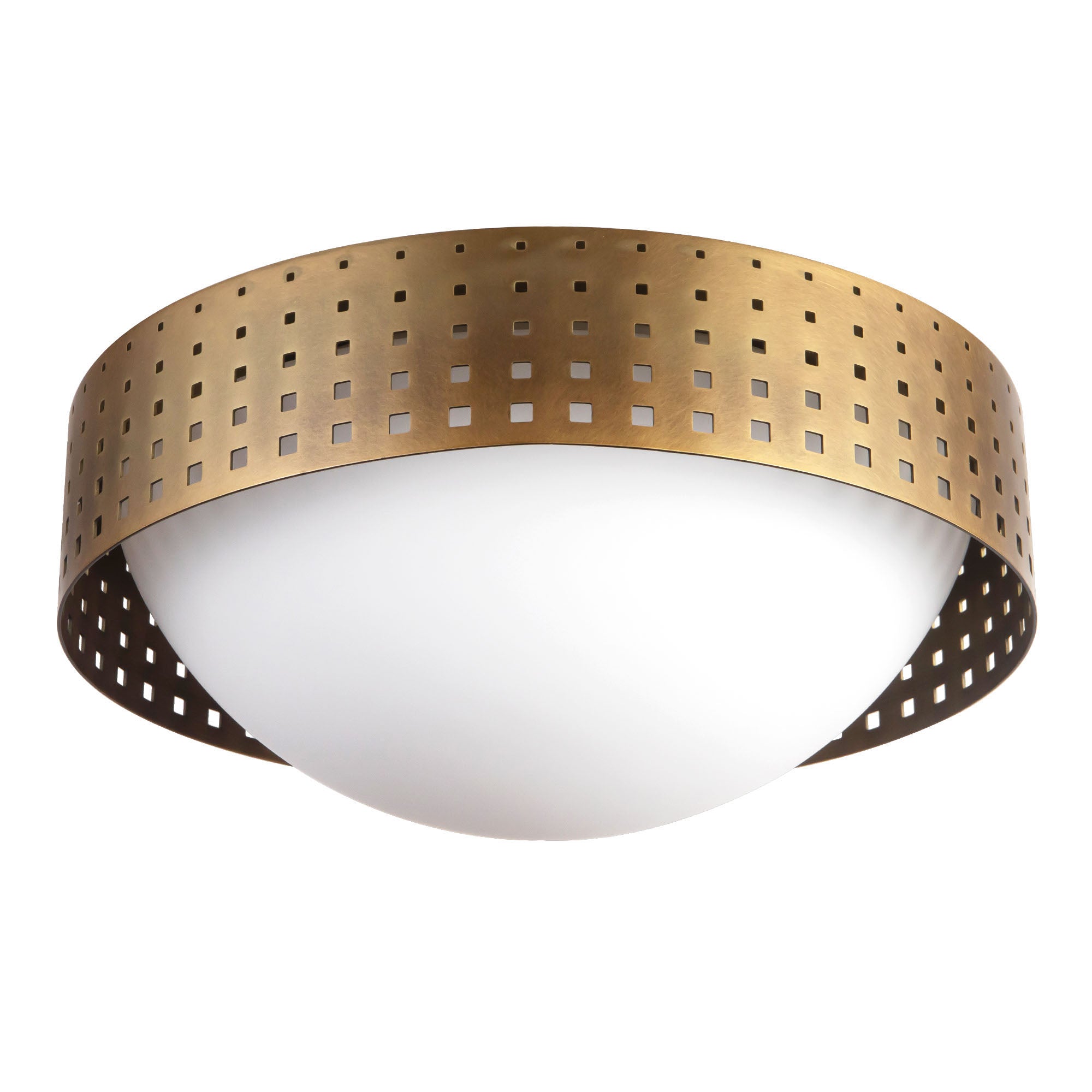 Astoria 14-in Steel Flush Mount