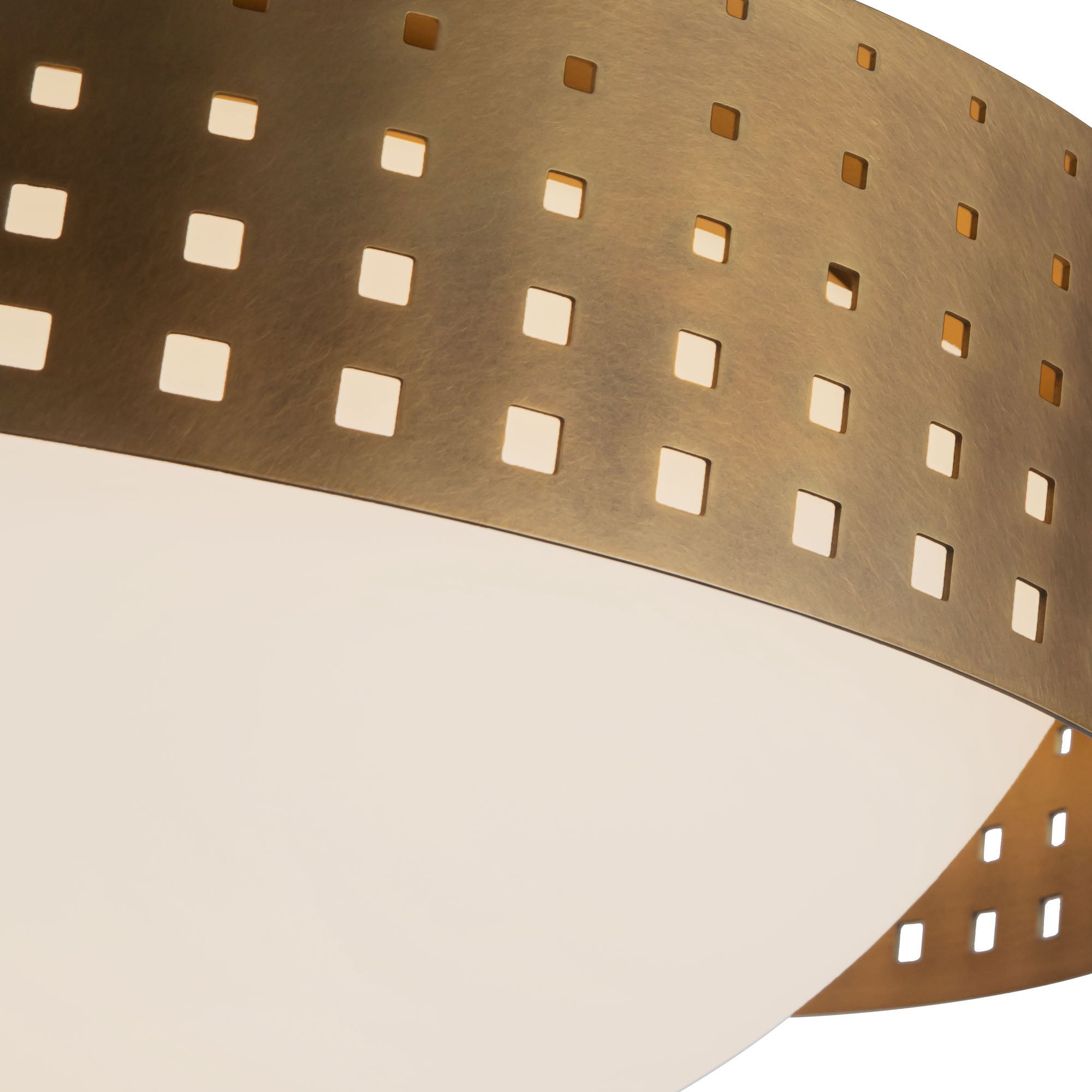 Astoria 14-in Steel Flush Mount