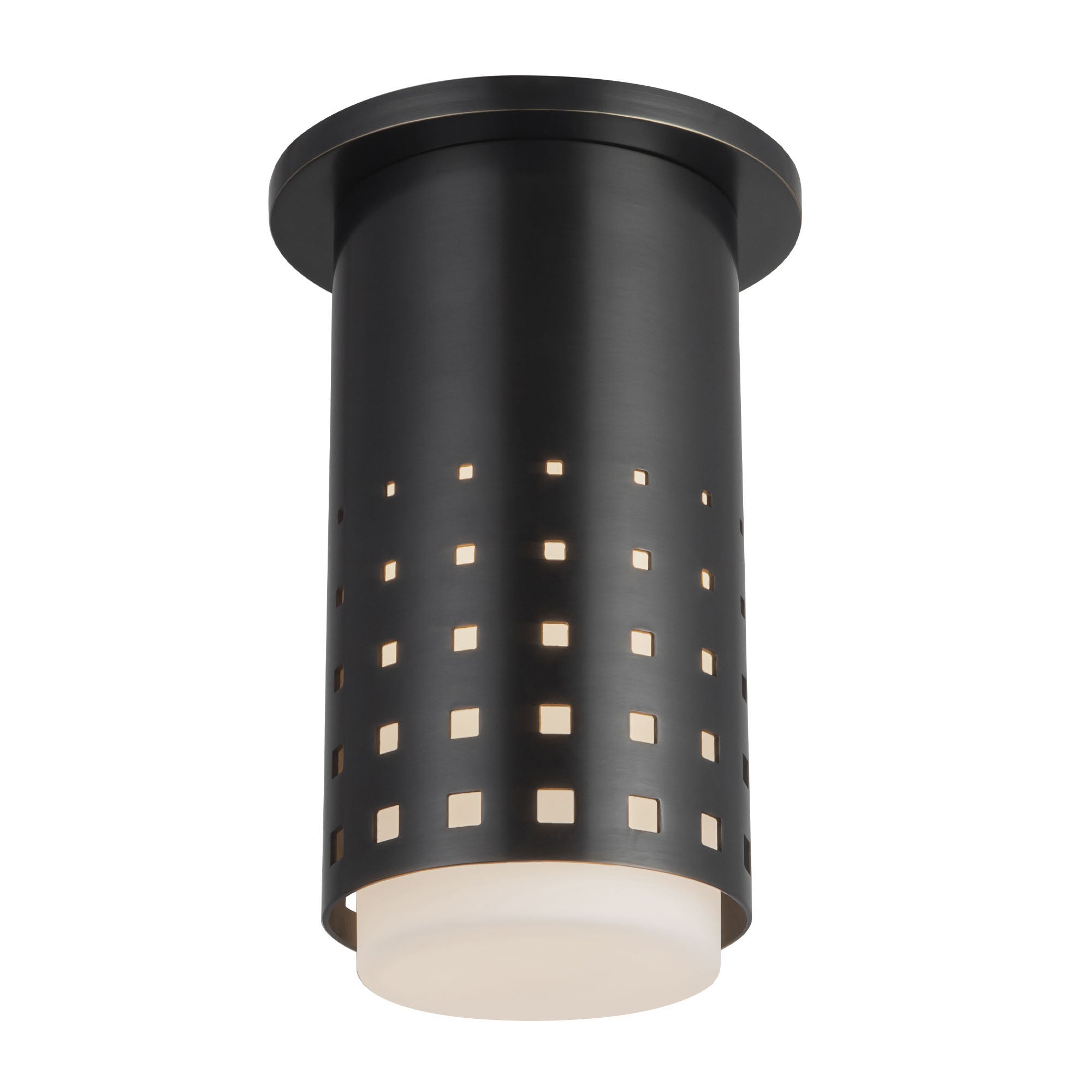 Astoria 5-in Steel Semi-Flush Mount