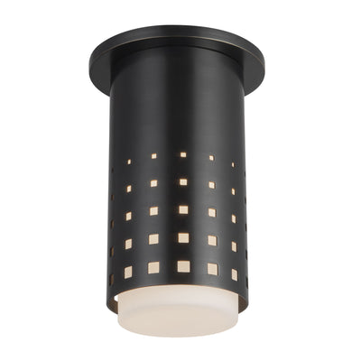 Astoria 5-in Steel Semi-Flush Mount