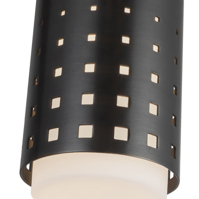 Astoria 5-in Steel Semi-Flush Mount