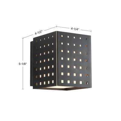 Astoria 5-in Steel Wall Sconce