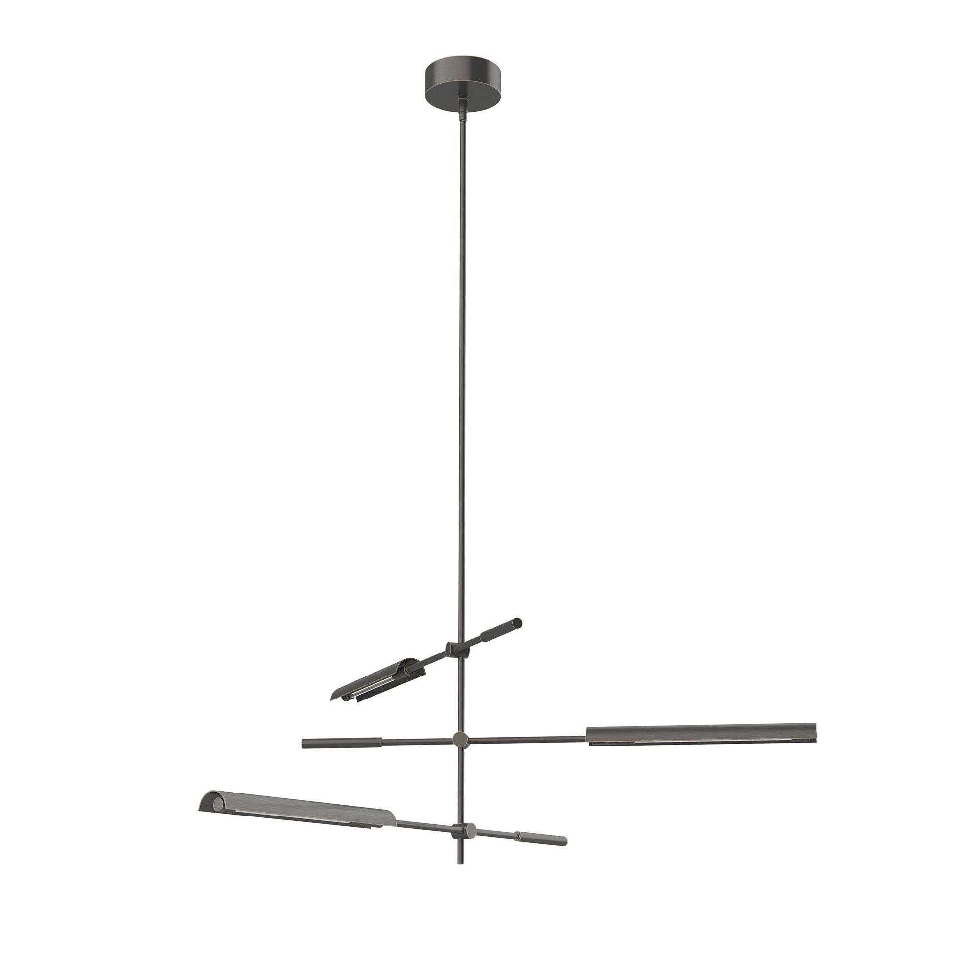Astrid 3 Head Steel Multi Pendant
