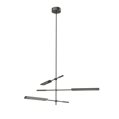 Astrid 3 Head Steel Multi Pendant
