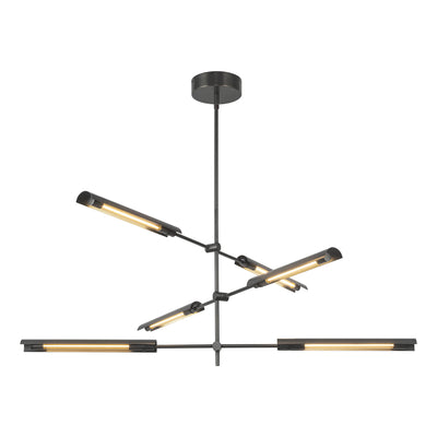 Astrid 6 Head Steel Multi Pendant