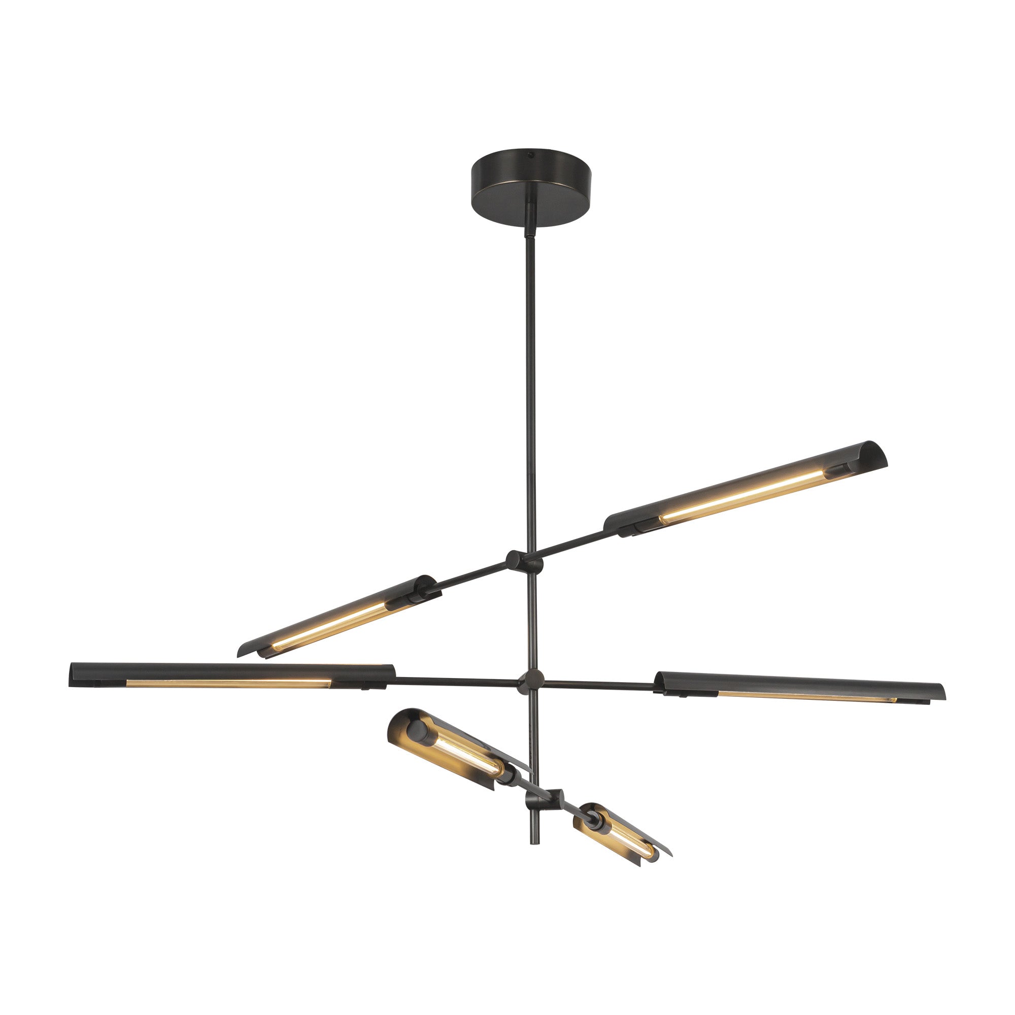 Astrid 6 Head Steel Multi Pendant