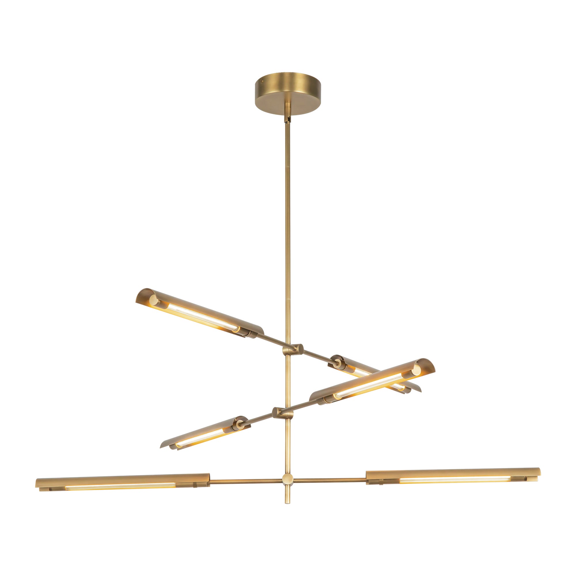 Astrid 6 Head Steel Multi Pendant