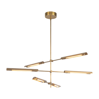 Astrid 6 Head Steel Multi Pendant