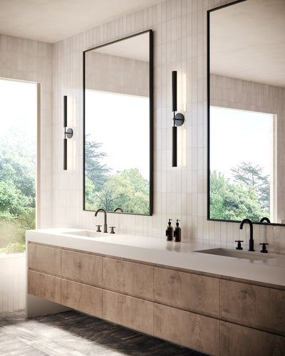 Astrid 2 Head Steel Vanity Light