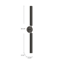Astrid 2 Head Steel Vanity Light