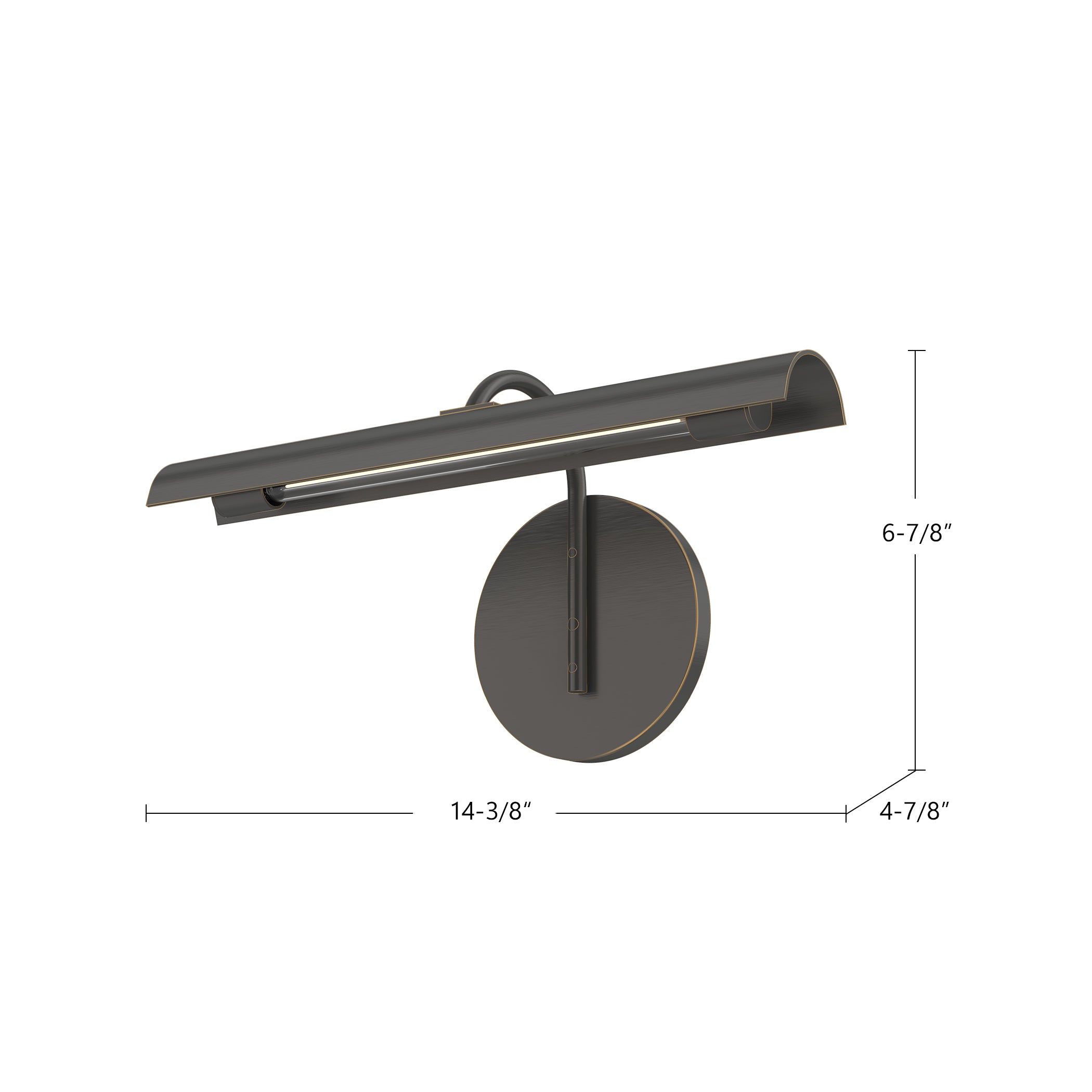 Astrid 14-in Steel Vanity Light