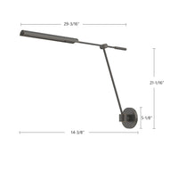 Astrid 33-in Steel Vanity Light