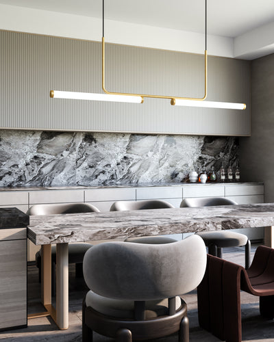 Vesper 73-in Aluminum Linear Pendant