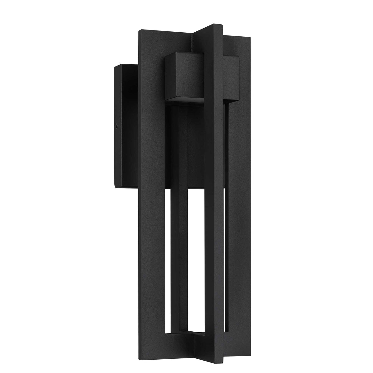13-Inch Sand Black 4 Bar Outdoor LED Wall Sconce
