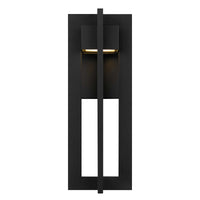 13-Inch Sand Black 4 Bar Outdoor LED Wall Sconce