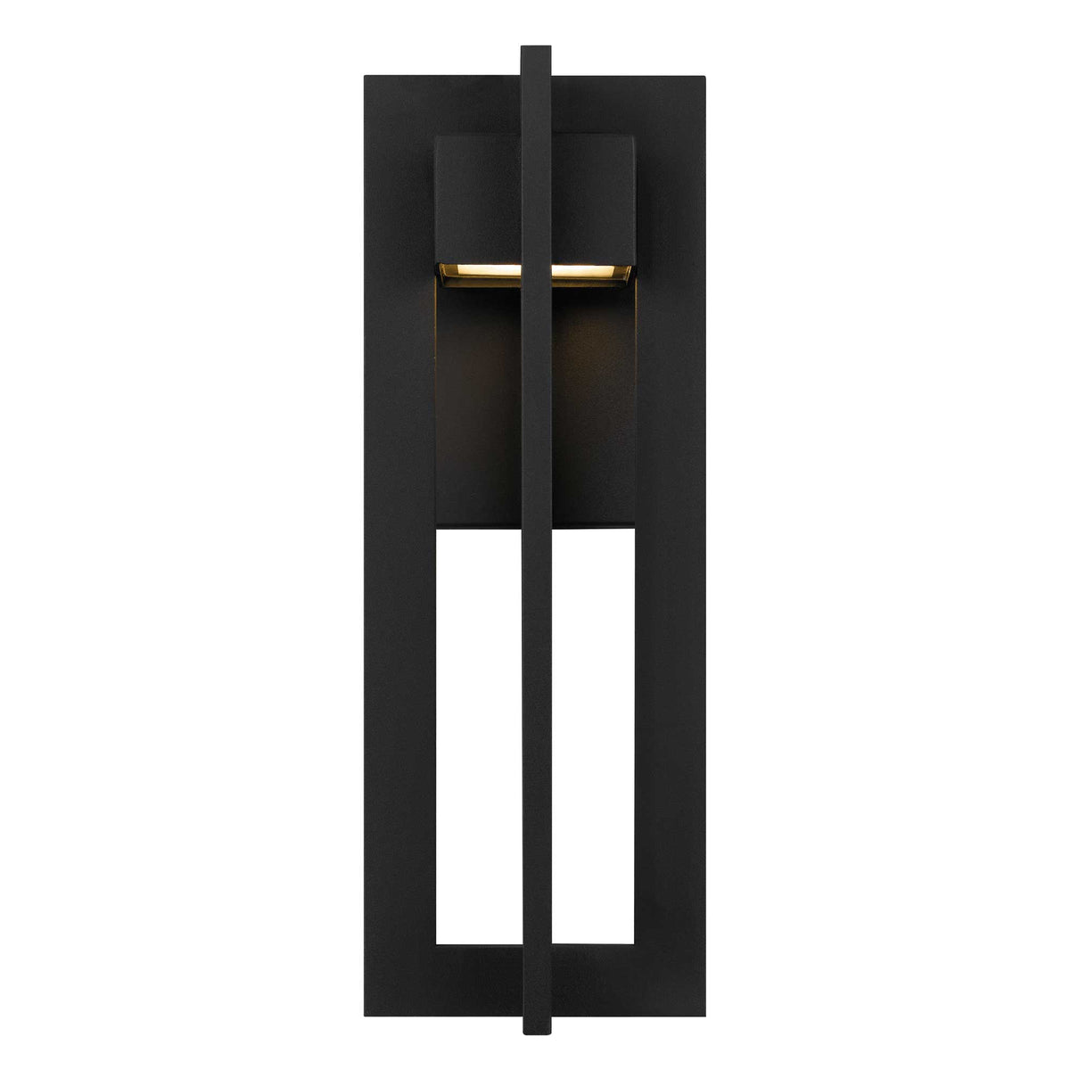 13-Inch Sand Black 4 Bar Outdoor LED Wall Sconce