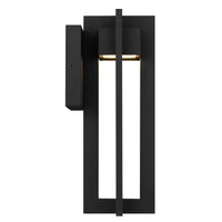 13-Inch Sand Black 4 Bar Outdoor LED Wall Sconce