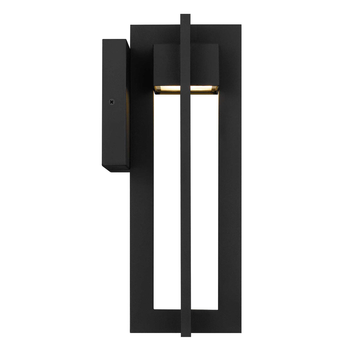 13-Inch Sand Black 4 Bar Outdoor LED Wall Sconce