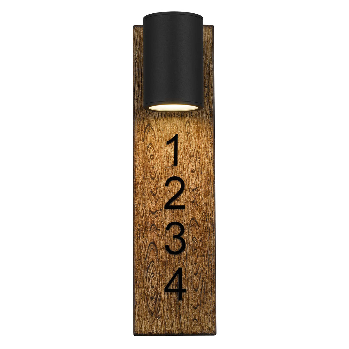 19-Inch Sand Black Woodone Outdoor LED Wall Sconce