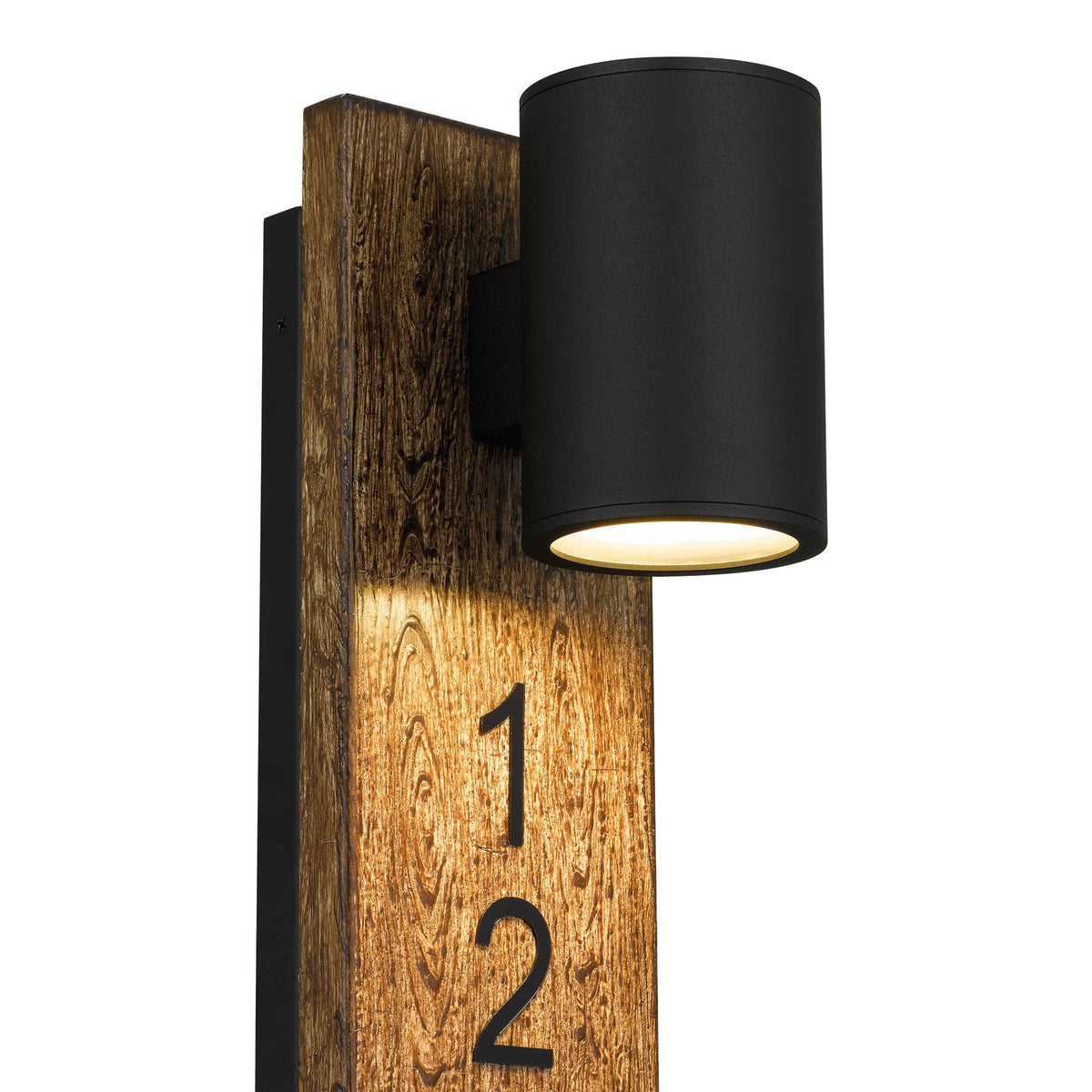 19-Inch Sand Black Woodone Outdoor LED Wall Sconce