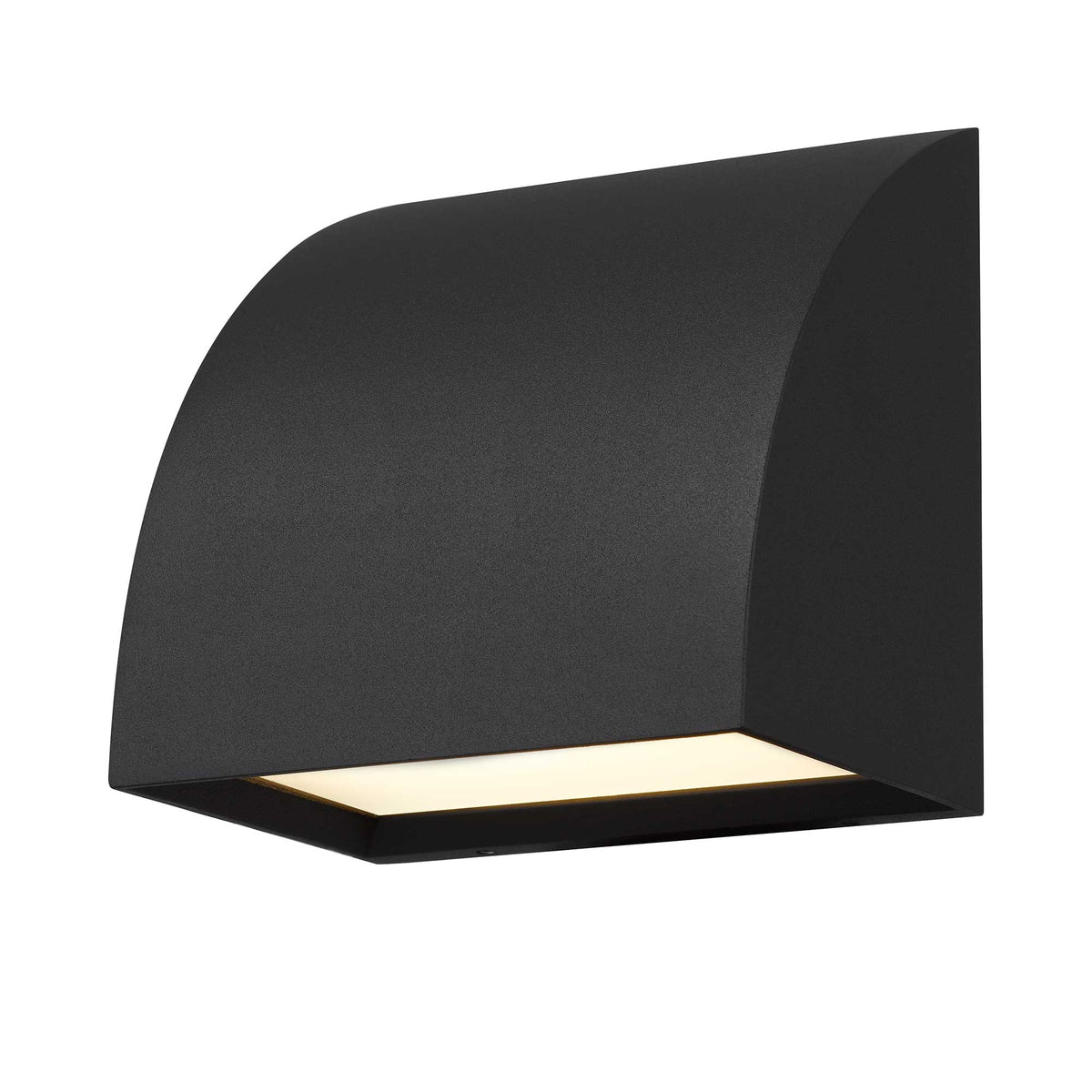4.5-Inch Sand Black Slope Outdoor LED Wall Sconce