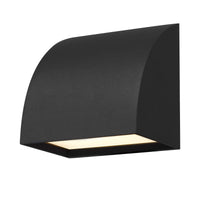 4.5-Inch Sand Black Slope Outdoor LED Wall Sconce
