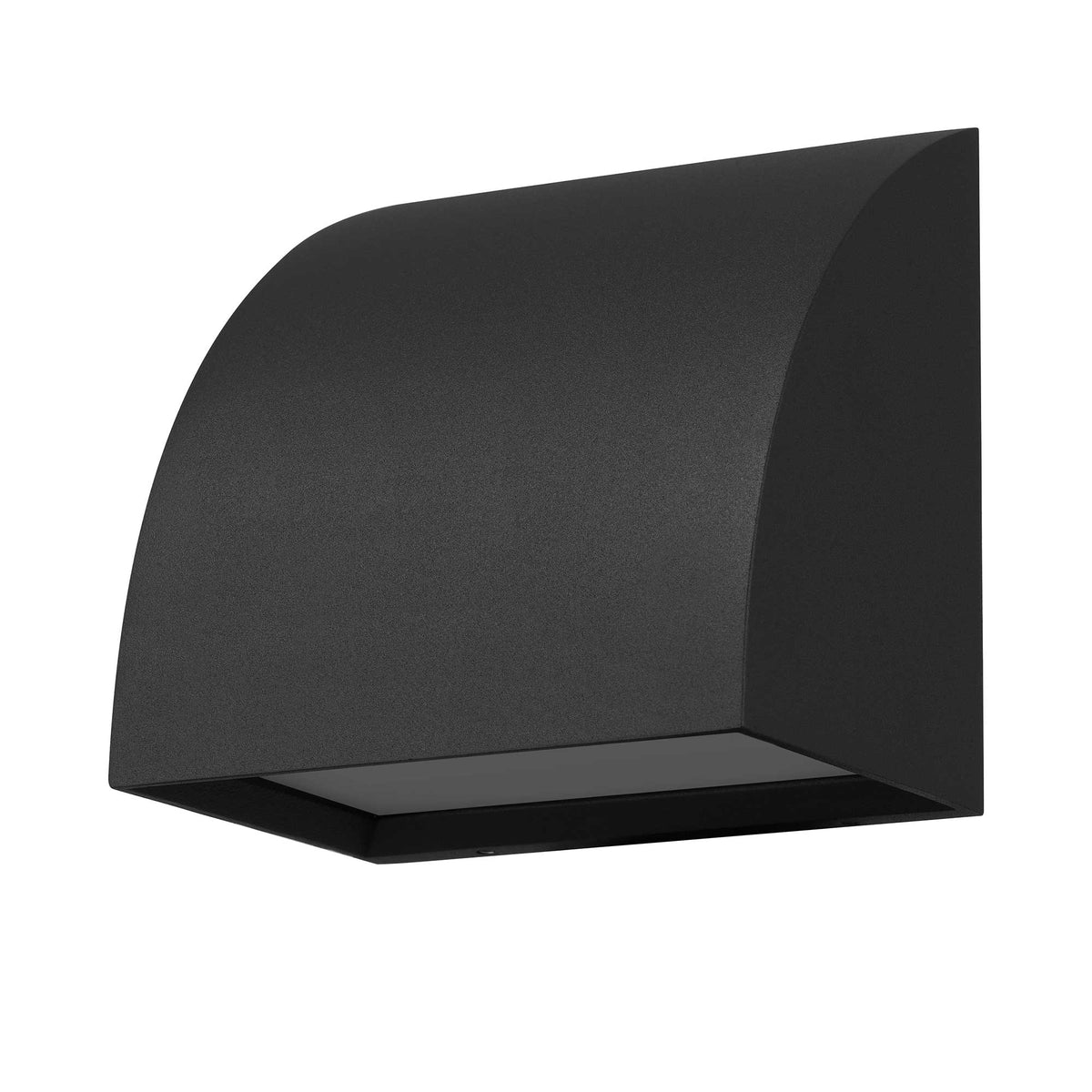 4.5-Inch Sand Black Slope Outdoor LED Wall Sconce