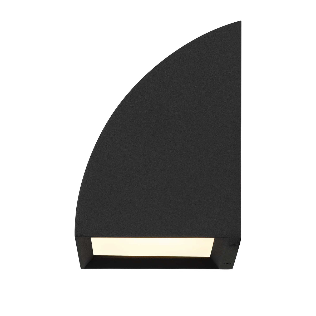 4.5-Inch Sand Black Slope Outdoor LED Wall Sconce