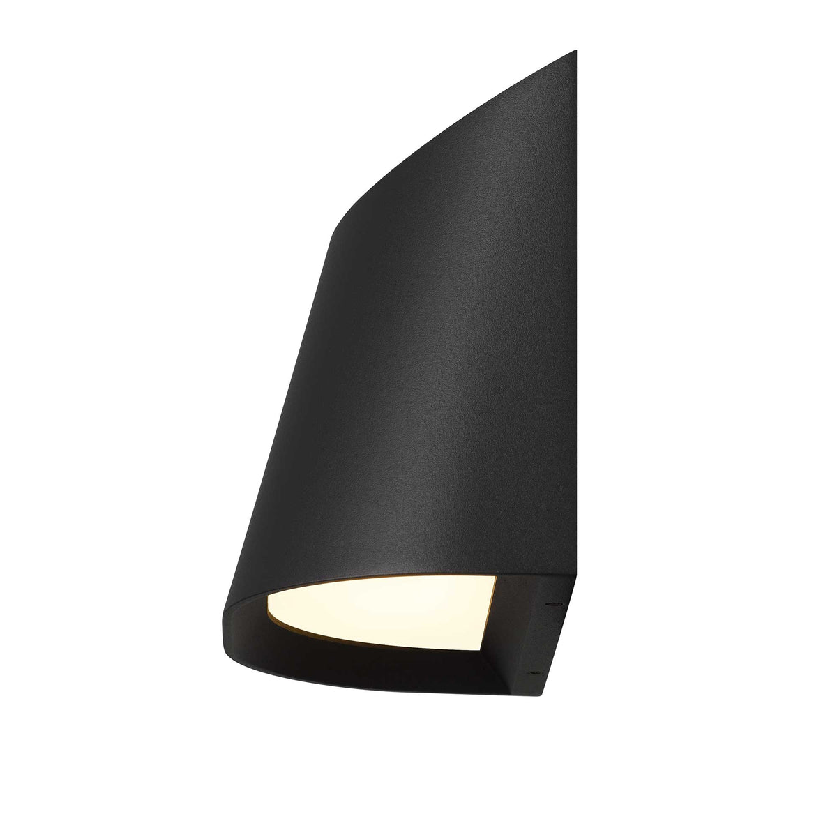 5.5-Inch Sand Black Ambit Outdoor LED Wall Sconce