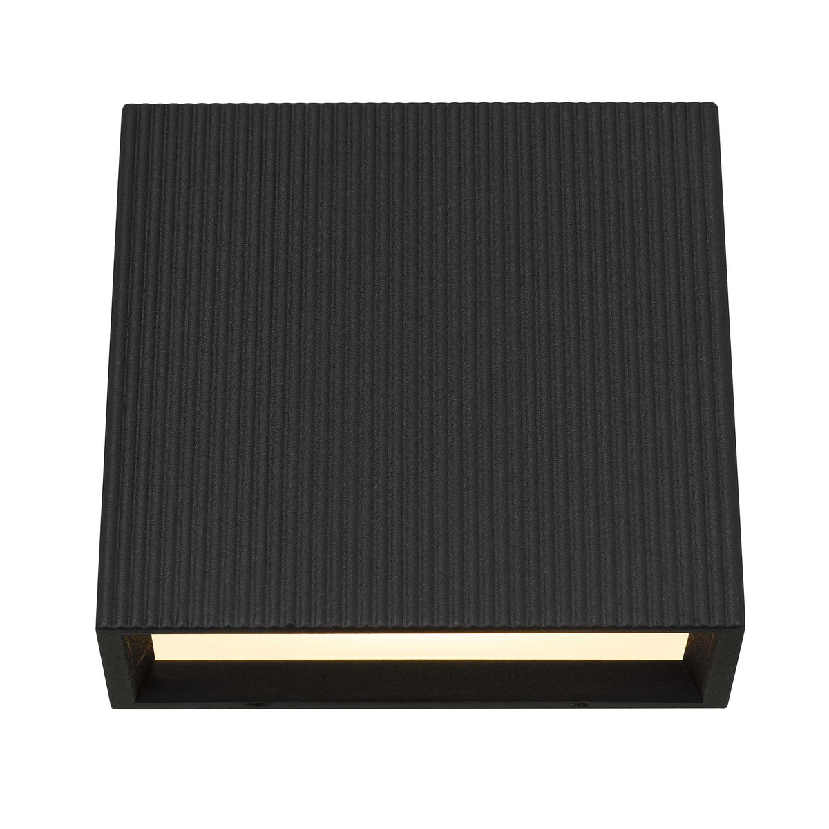 5-Inch Sand Black Slant Outdoor LED Wall Sconce