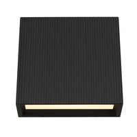 5-Inch Sand Black Slant Outdoor LED Wall Sconce