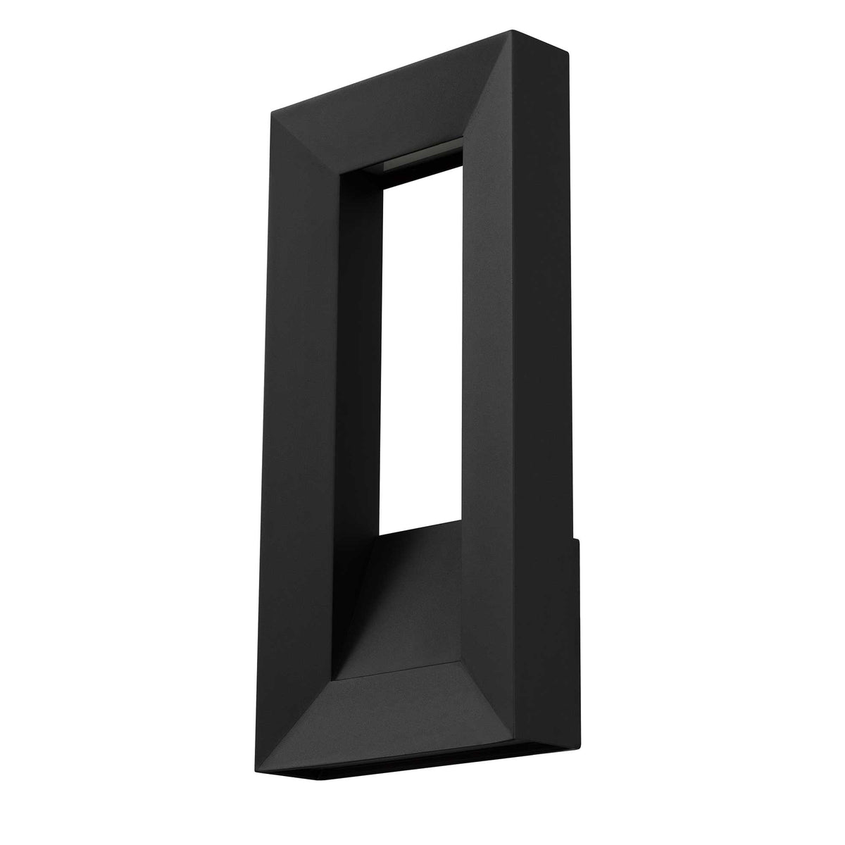 16-Inch Sand Black Paletto Outdoor LED Wall Sconce