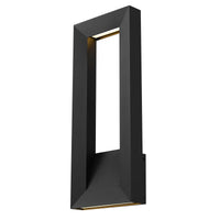 28-Inch Sand Black Paletto Outdoor LED Wall Sconce