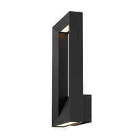 28-Inch Sand Black Paletto Outdoor LED Wall Sconce