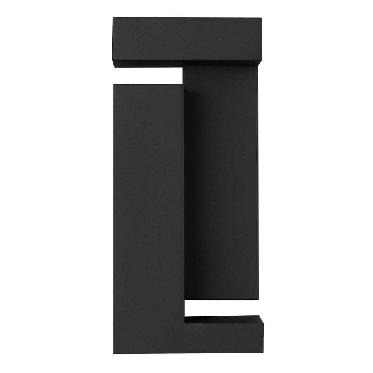 11.25-Inch Sand Black Dance Outdoor LED Wall Sconce
