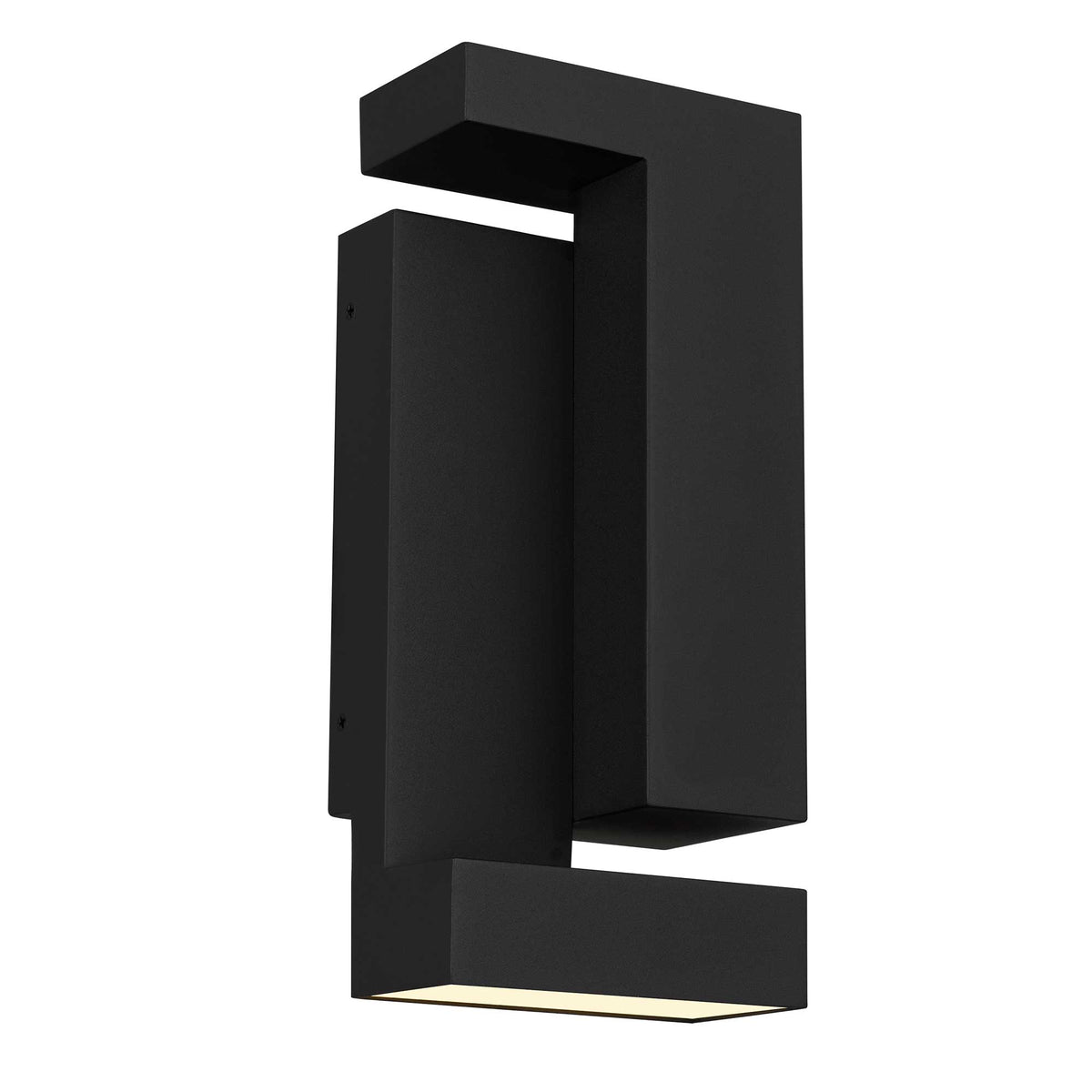 11.25-Inch Sand Black Dance Outdoor LED Wall Sconce