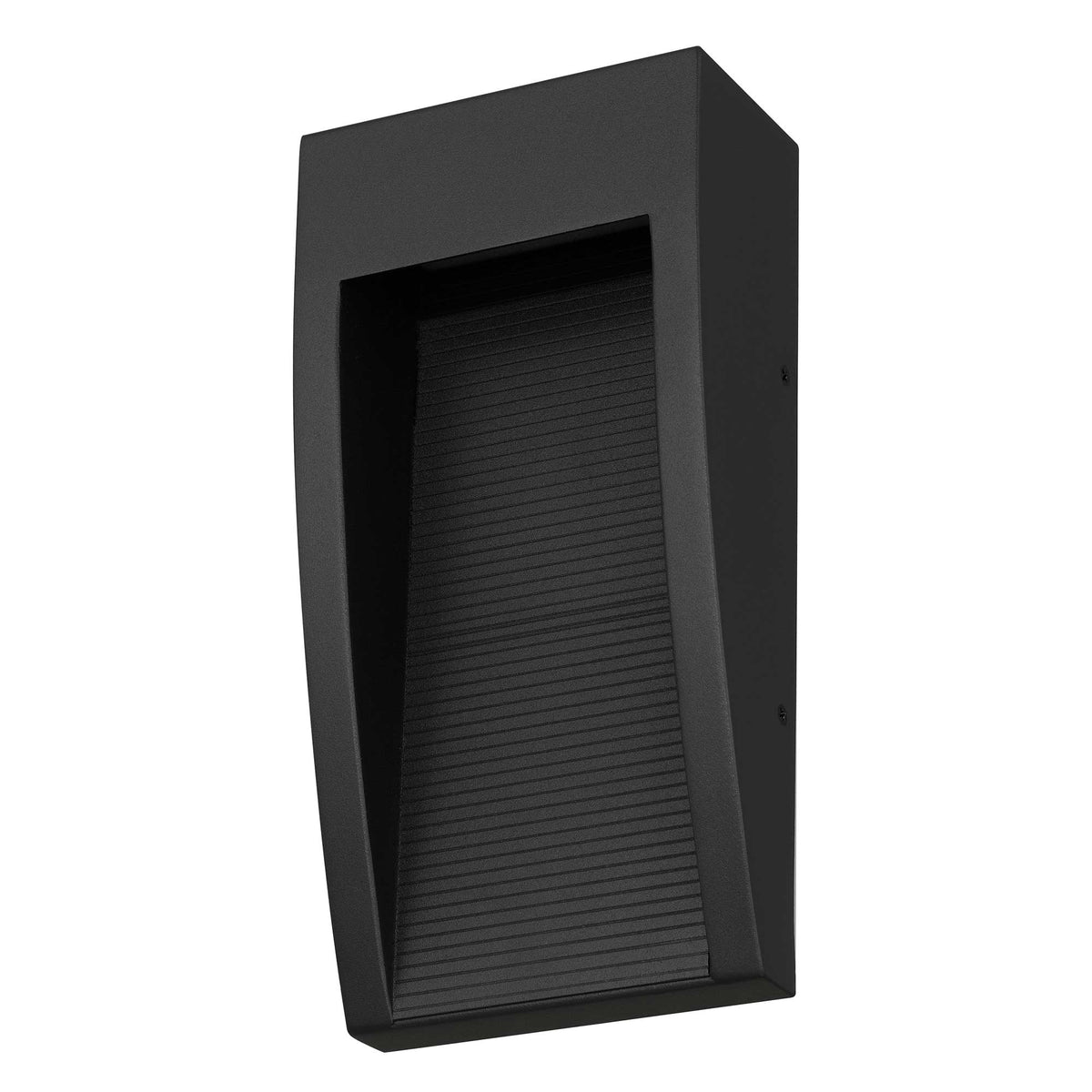 10-Inch Sand Black Taper Outdoor LED Wall Sconce