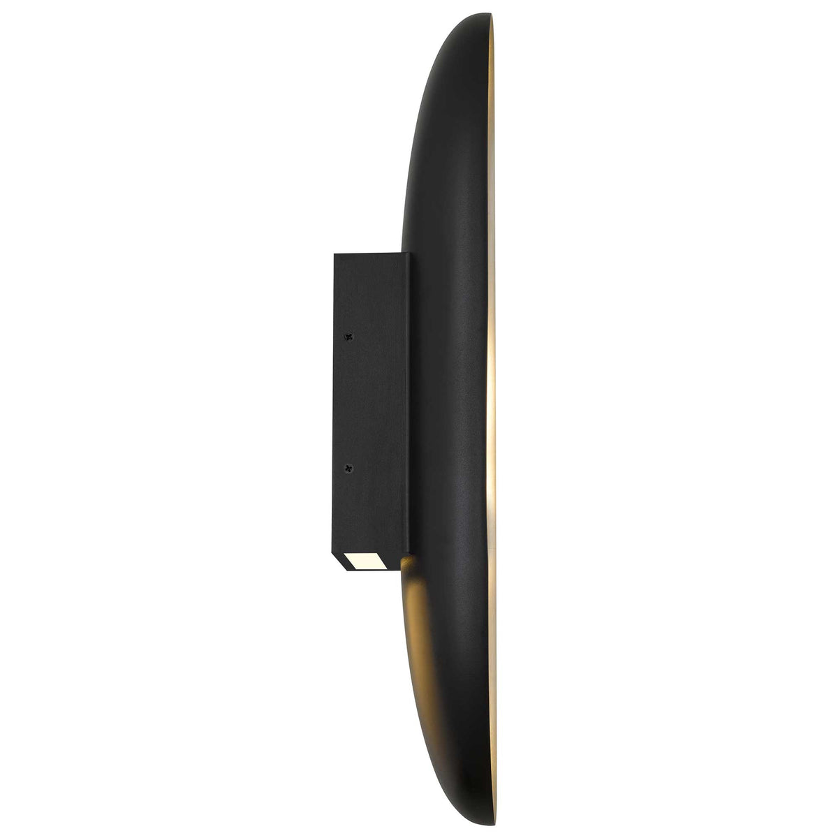 20-Inch Sand Black with White Marble Marilyn Outdoor LED Wall Sconce