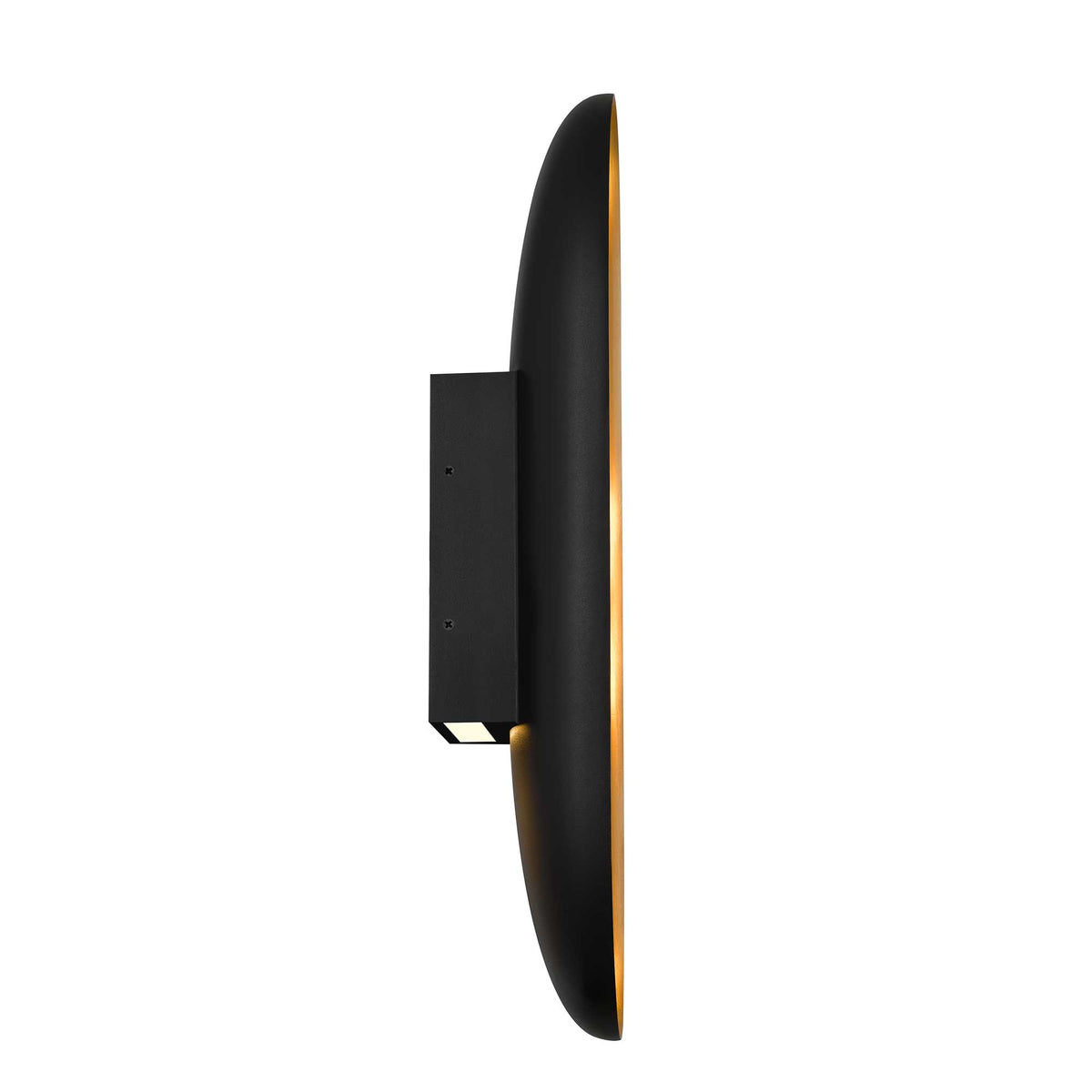 20-Inch Sand Black with Black Marble Marilyn Outdoor LED Wall Sconce