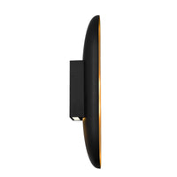 20-Inch Sand Black with Black Marble Marilyn Outdoor LED Wall Sconce
