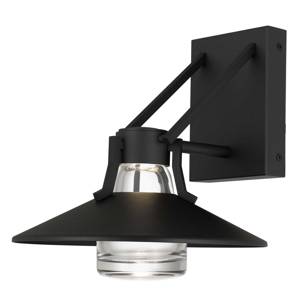 10.5-Inch Sand Black Radiant Outdoor LED Wall Sconce